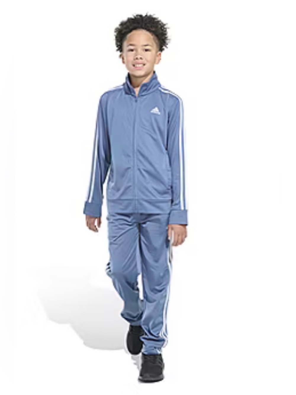 Adidas Light Blue Tracksuit with White Accents